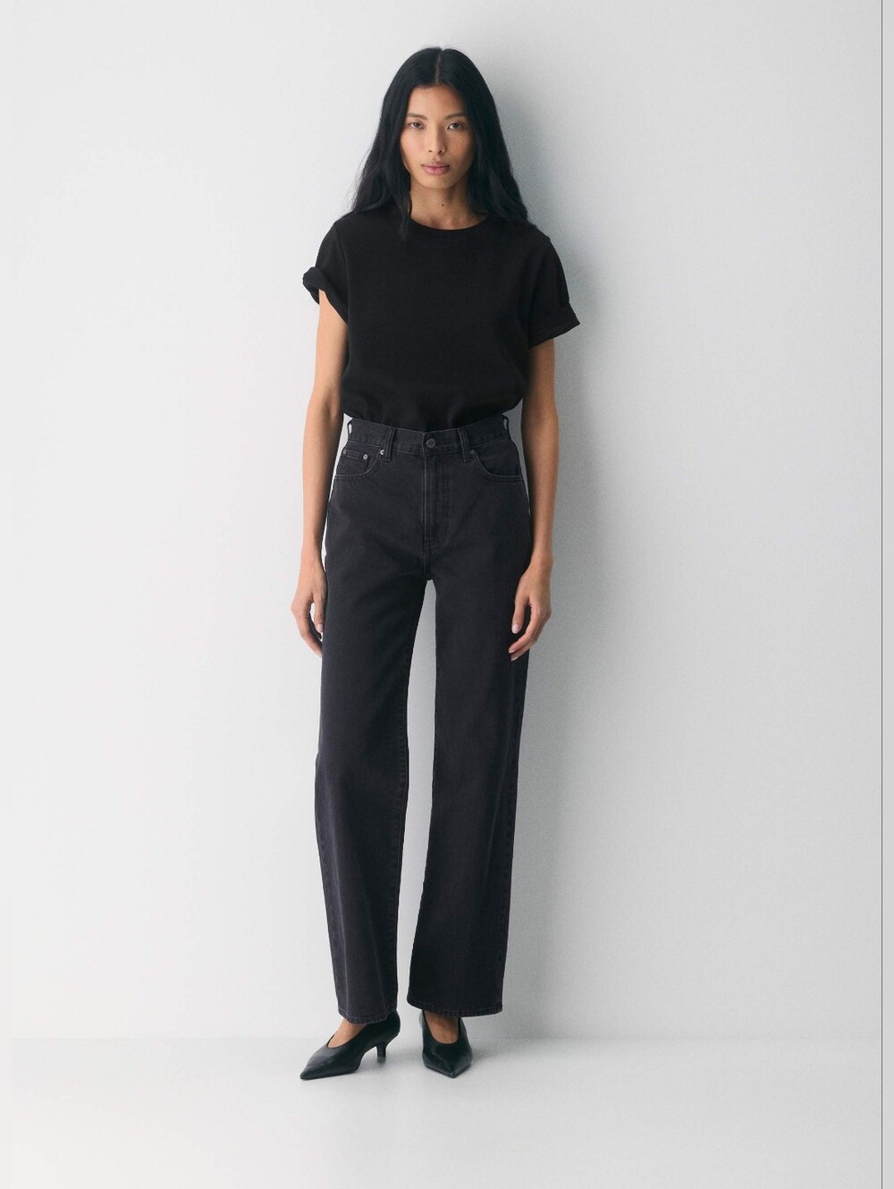 aritzia farrah high rise wide leg jeans 27L Denim Forum